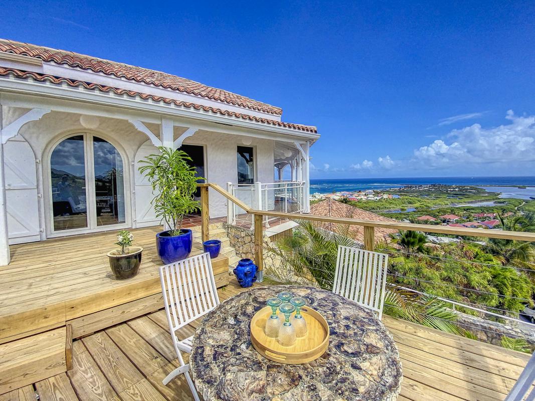 Location villa 6 personnes Orient Bay Saint Martin-terasse-22
